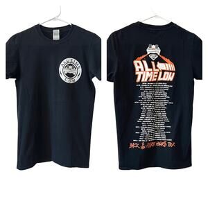 All Time Low Back To The Future Hearts Tour T-Shirt Mens Women's Sz S Pop Punk